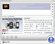 Apollo 3GP Video Converter screenshot